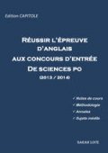 Préparation aux concours de Sciences PO Anglais Paris et des IEP de province Toulouse, Bordeaux, Paris Lyon Rennes Lille Aix Strasbourg